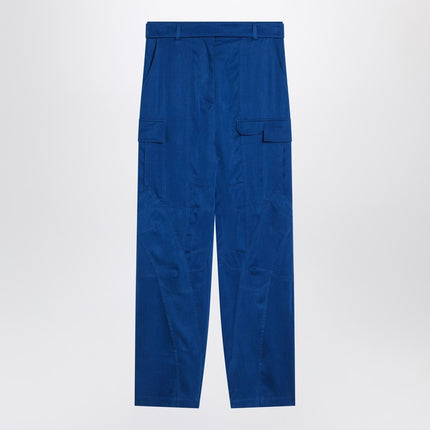 Ferragamo Electric blue cargo trousers