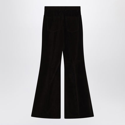 Ferragamo Espresso flared pants