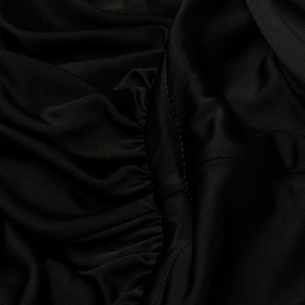 Saint Laurent draped sleeveless jersey dress