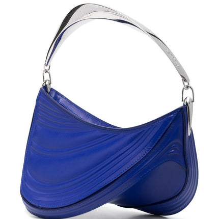 Mugler small Spiral Curve 01 embossed tote bag