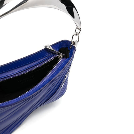 Mugler small Spiral Curve 01 embossed tote bag