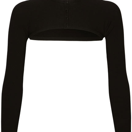 Dolce & Gabbana cropped button-fastening cardigan