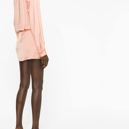 Off White twist-detail shirt dress