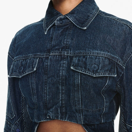 Off White Cropped denim jacket