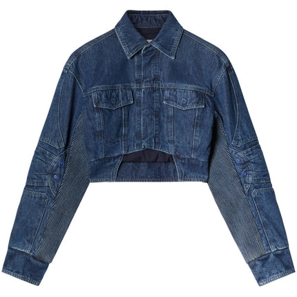 Off White Cropped denim jacket