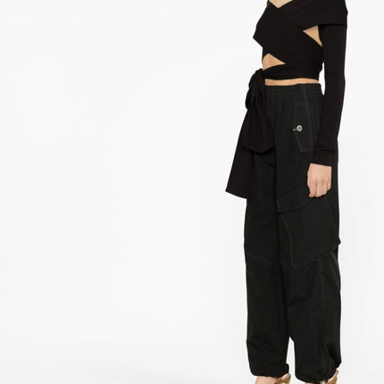 Dolce & Gabbana cut-out Wrap Top