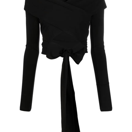 Dolce & Gabbana cut-out Wrap Top