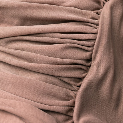 Saint Laurent Sleeveless Draped Minidress