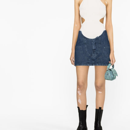 Off White Denim mini skirt
