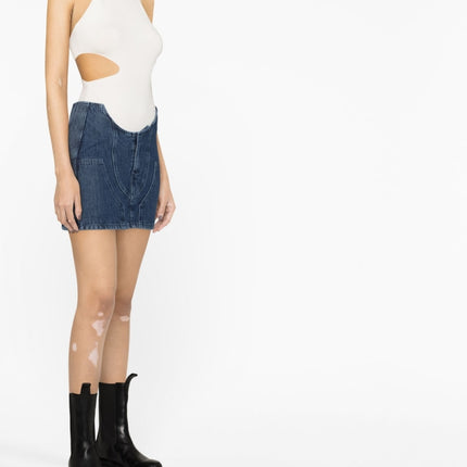 Off White Denim mini skirt