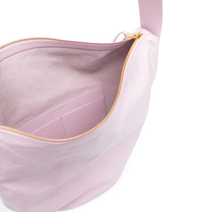 Jil Sander medium crinkled leather shoulder bag