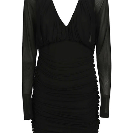 Saint Laurent Short dress with V-neck