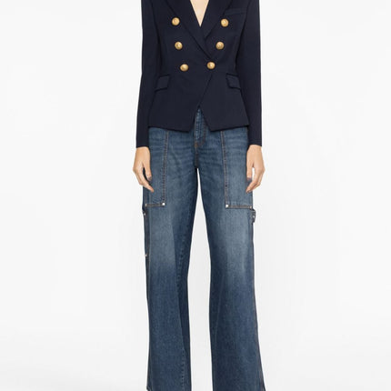 Balmain Double-breasted wool blazer