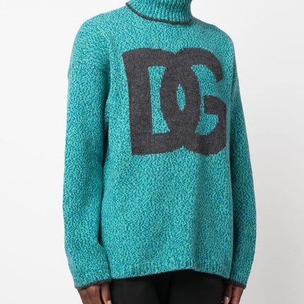 Dolce & Gabbana intarsia-knit logo jumper