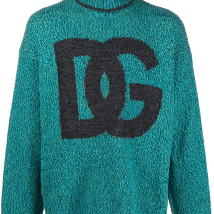 Dolce & Gabbana intarsia-knit logo jumper