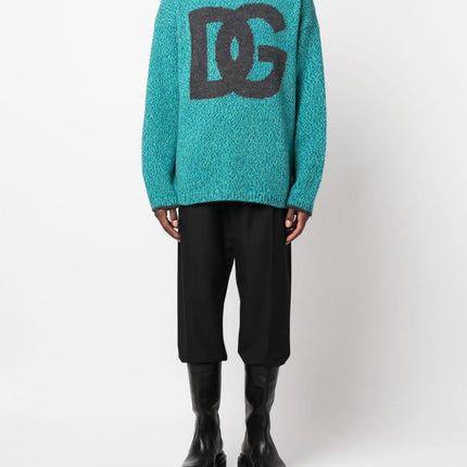 Dolce & Gabbana intarsia-knit logo jumper