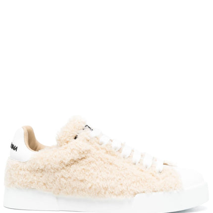 Dolce & Gabbana leather sneakers with embossed logo