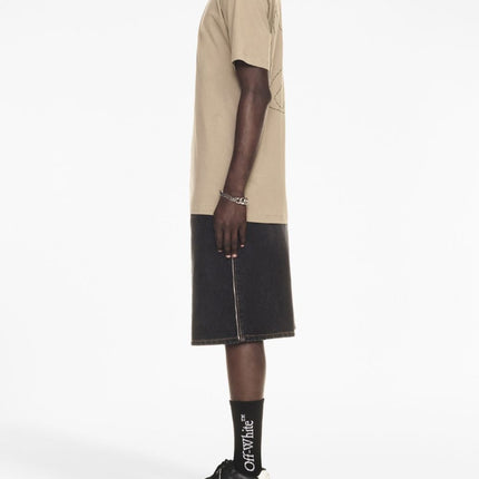 Off White Logo cotton t-shirt