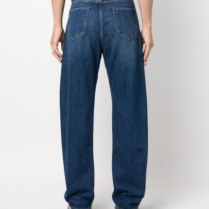 Off White High-waisted straight jeans