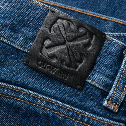Off White High-waisted straight jeans