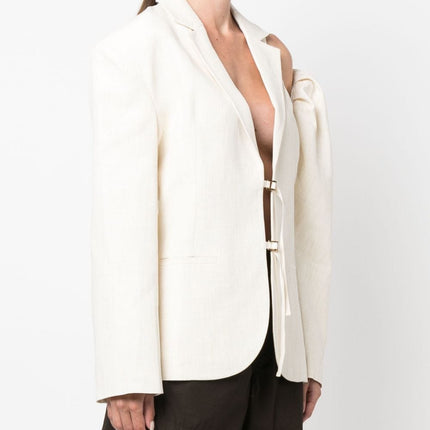JACQUEMUS Jackets White