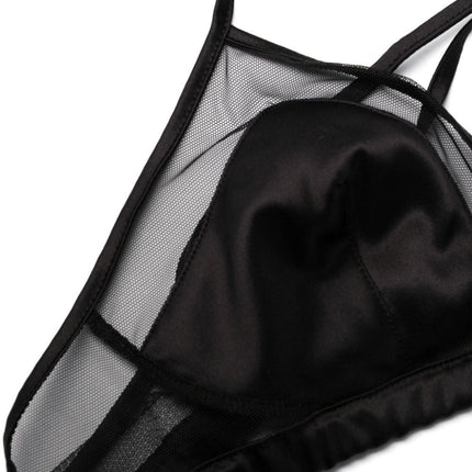 Dolce & Gabbana panelled tulle satin bra