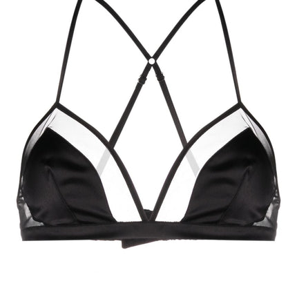 Dolce & Gabbana panelled tulle satin bra