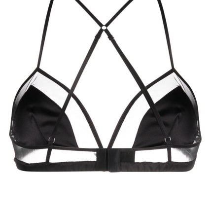 Dolce & Gabbana panelled tulle satin bra