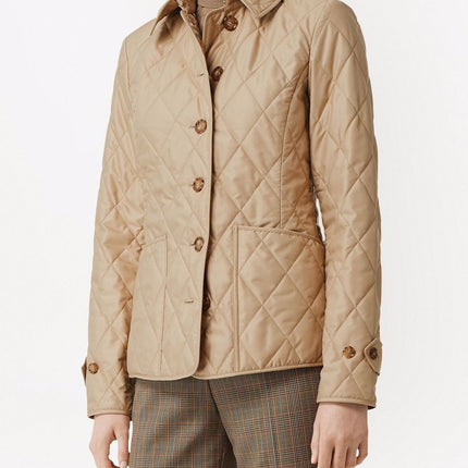 Burberry diamond-quilted jacket