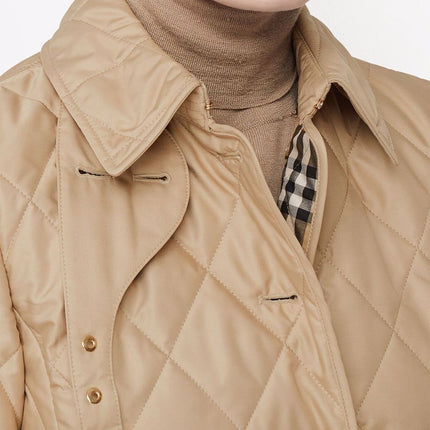 Burberry diamond-quilted jacket