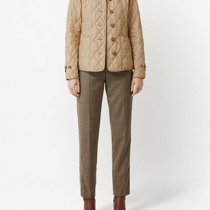Burberry diamond-quilted jacket