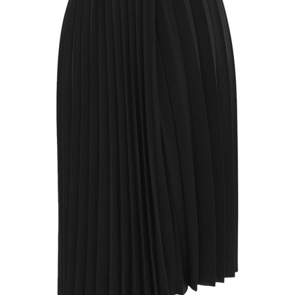 Saint Laurent Pleated Midi Skirt