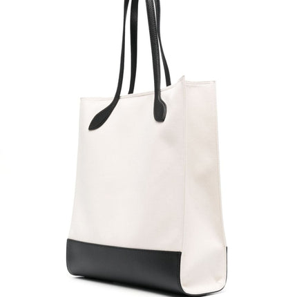 Bally logo print tote bag