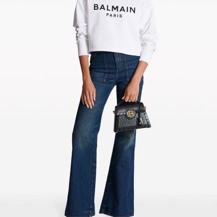 Balmain Logo-print cotton sweatshirt