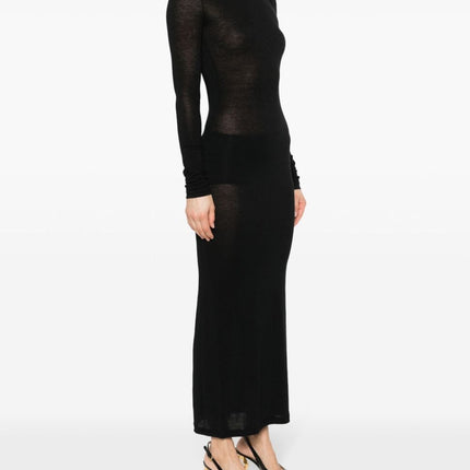Saint Laurent Wool blend long pencil dress