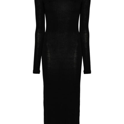 Saint Laurent Wool blend long pencil dress