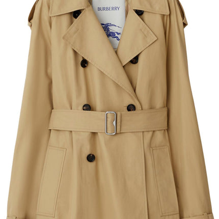 Burberry Belted Cotton Trench Coat