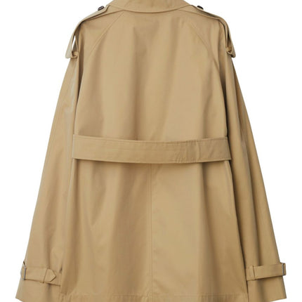 Burberry Belted Cotton Trench Coat