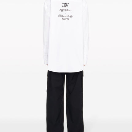 Off White Shirt with embroidery