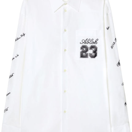 Off White Shirt with embroidery