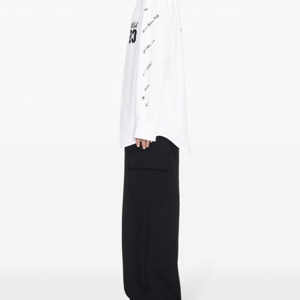 Off White Shirt with embroidery
