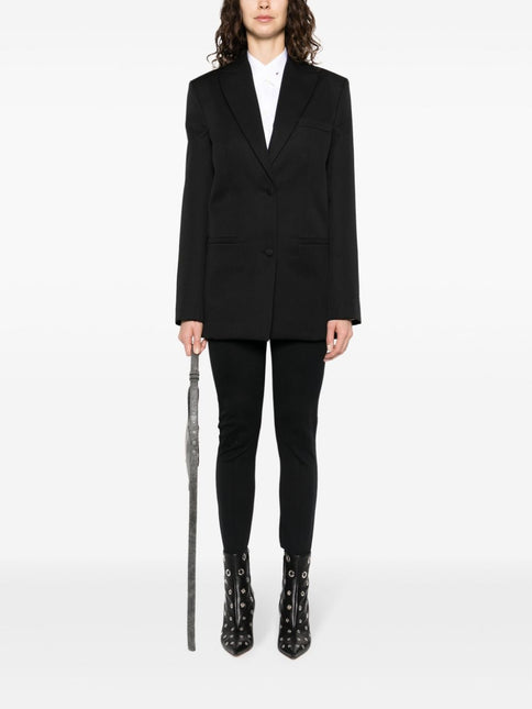 Off White single-breasted virgin-wool blazer
