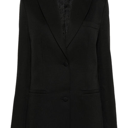 Off White single-breasted virgin-wool blazer