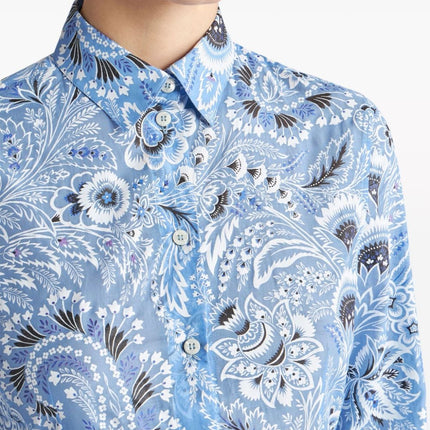 Etro Shirts Clear Blue