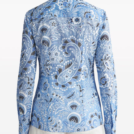 Etro Shirts Clear Blue