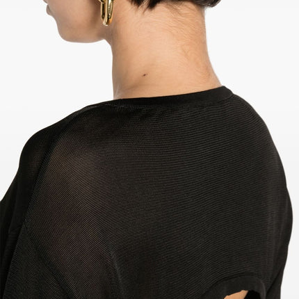 Saint Laurent open-back knitted dress