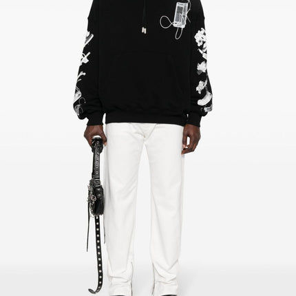 Off White 90's Logo Skate straight-leg jeans