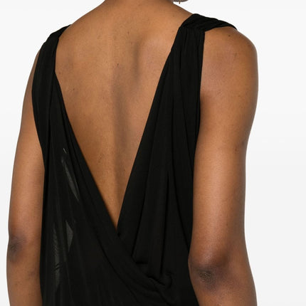 Saint Laurent V-necked mini dress
