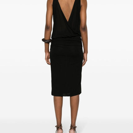 Saint Laurent V-necked mini dress