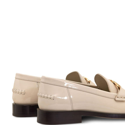 Ferragamo Gancini leather loafers